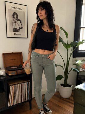 GAP Favorite Jegging Sage Green Skinny Jeans Women’s 4/27 Stretch Denim Casual